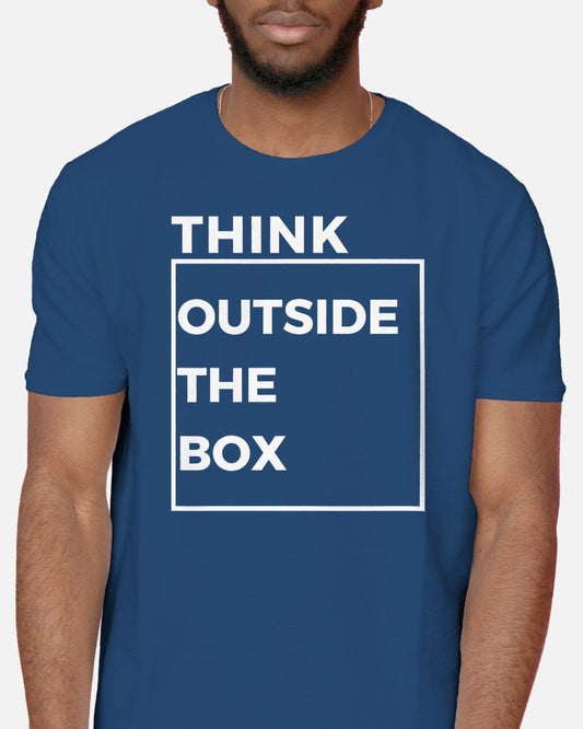 Think Outside The Box - Half Sleeve T-Shirt